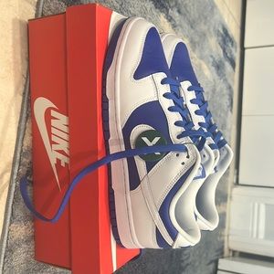 Nike dunk low racer blue size 12. Never worn. Bought two by mistake on StockX.